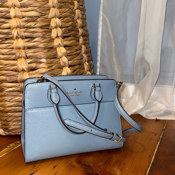 Kate Spade Light Blue Crossbody Bag with Handles - Picture 1 of 4